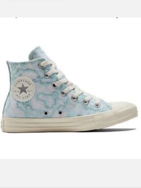 Converse Chuck Taylor All Star High Light Dew Women's Sneakers Blue Size 6